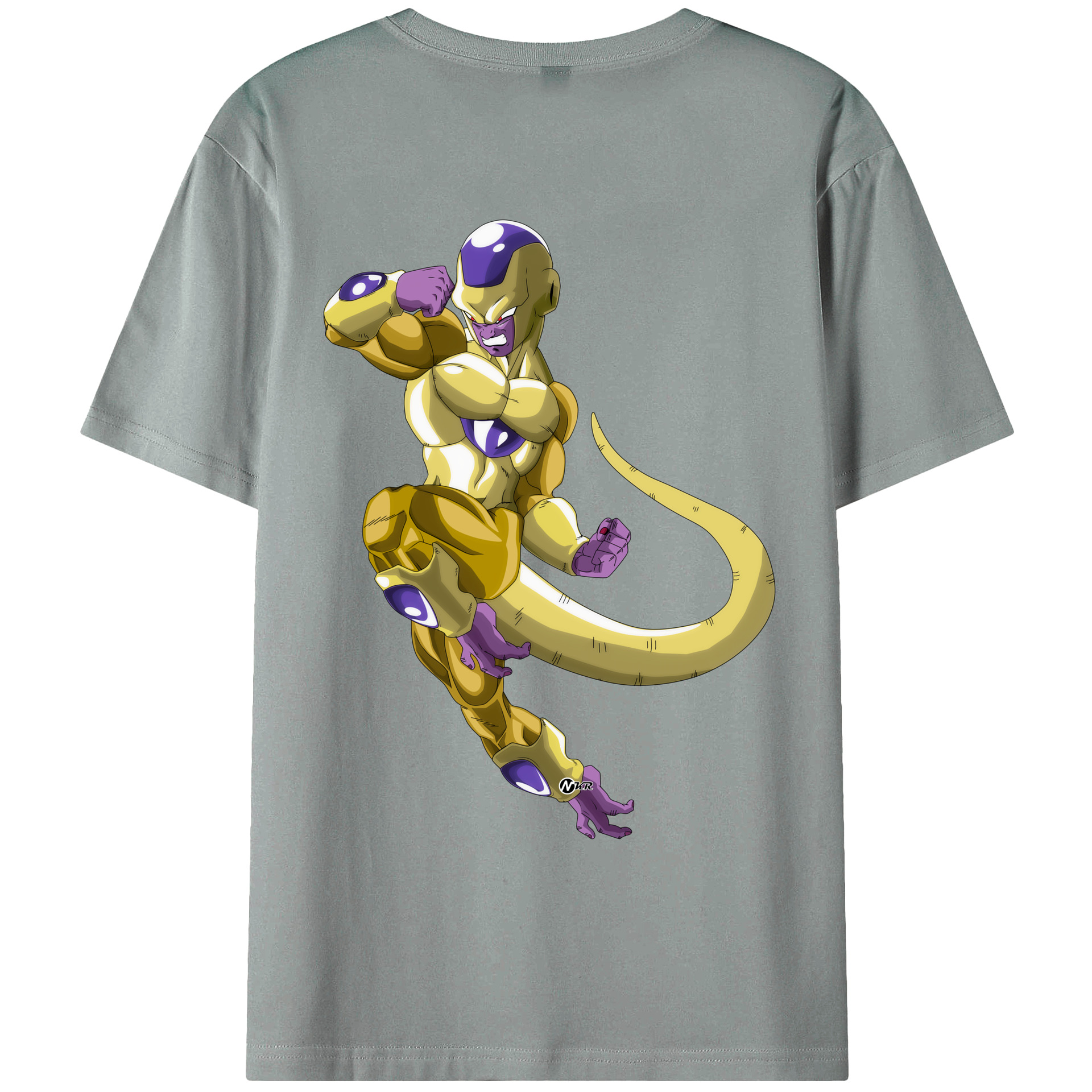 （画像用） ドラゴンボール フリーザ DRAGON BALL Frieza 綿100％ メンズ半袖Tシャツ（バックプリント） 通気性